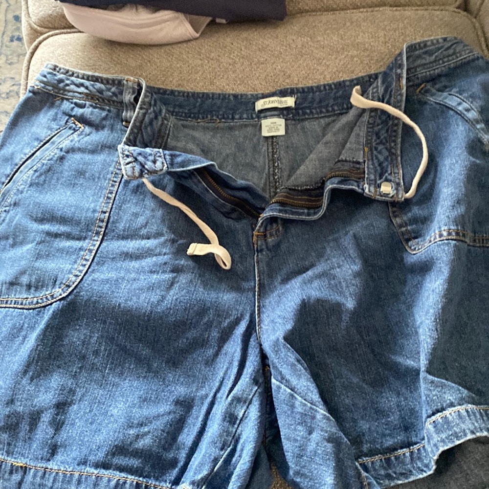 Denim shorts